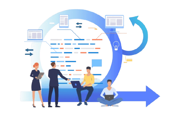 Agile web development process