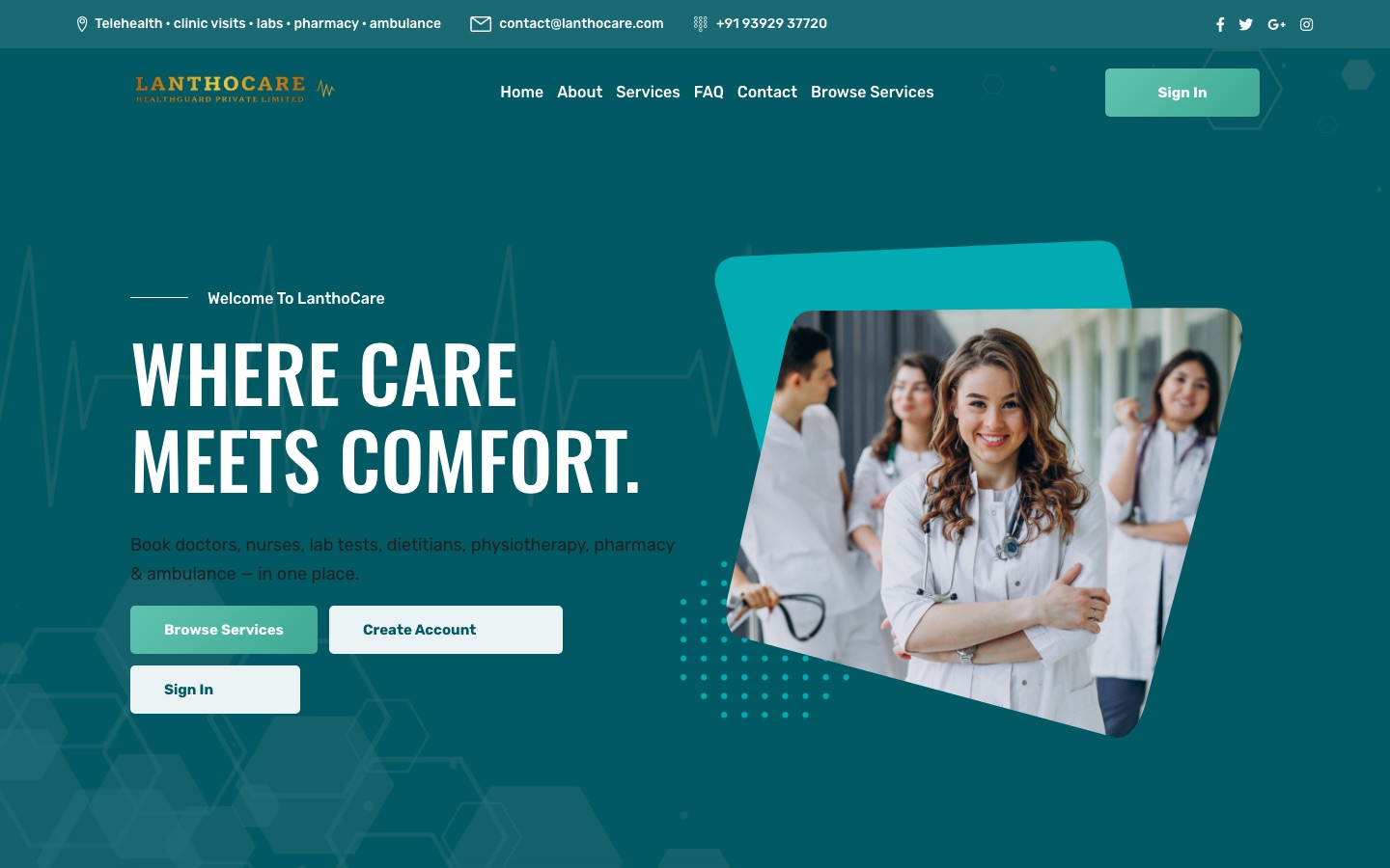 LanthoCare Website