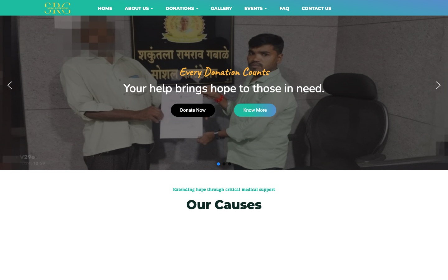 SRGSF Foundation Website
